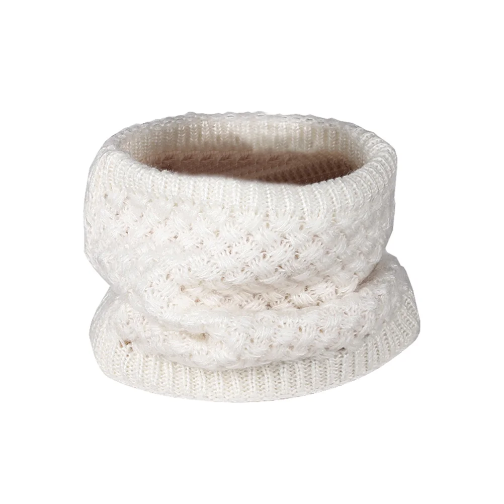 Scarves Neck Warmer Knit Circle Scarf Neckerchief Windproof Men and Women