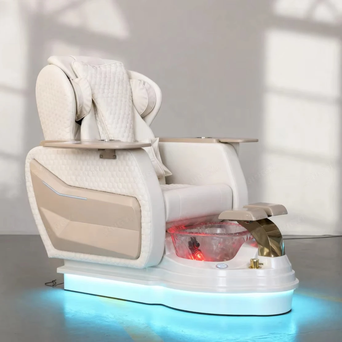 Ductless Electric Foot Chair Deluxe Ductless Foot Chair with Massage Function Suitable for Nail Salon