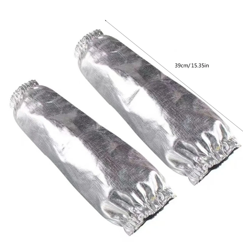 Aluminum Foil Protective Arm Sleeves Unisex for Profession Home Welding Cooking