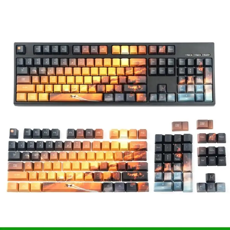 

U55C 104Keys OEM Profile Keycaps PBT Dye Sublimation for Cherry MX Switches