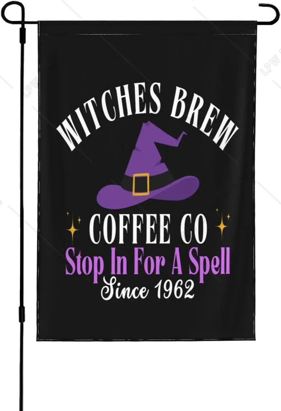 Witches Brew Coffee Co Since 1962 Flag Decorative Home Bar Decor Garden Flag