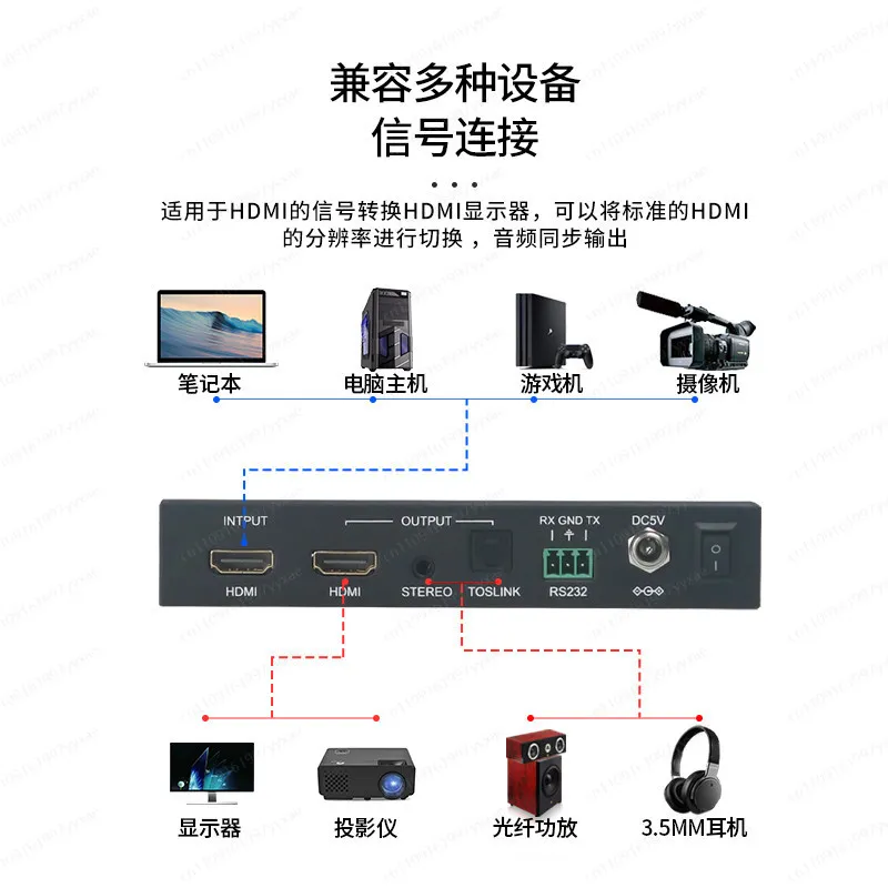 HDMI Resolution Converter 4K60HZ to 1080P 720P to 4K