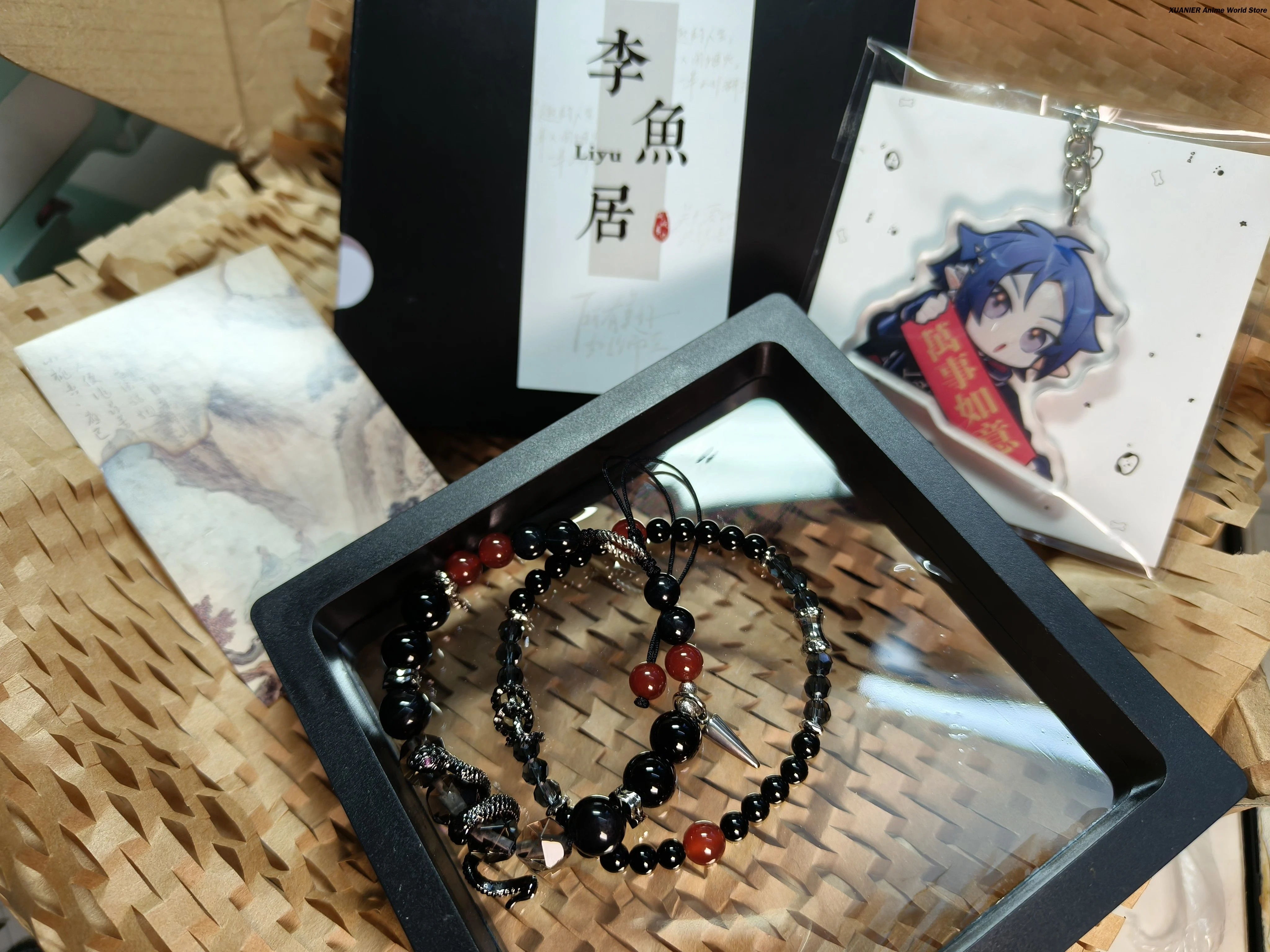 

Zuo Le Arknights Theme Handmade Hand Chain Double Loop Design Bracelets Anime Accessories Couple Gift Cosplay Props