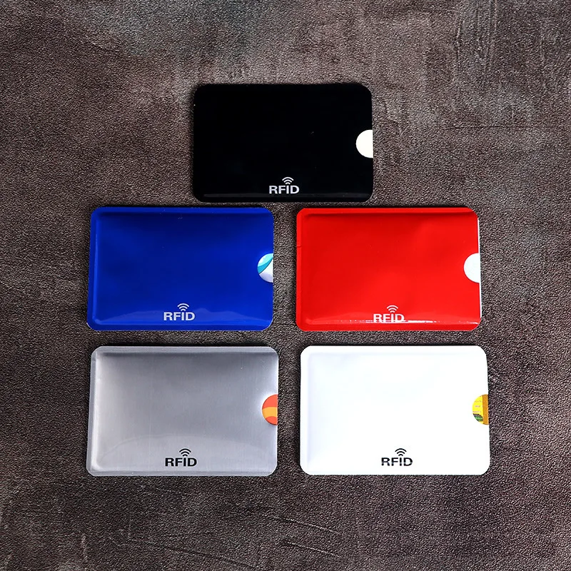 sundee Porta carte di credito sottile mini blocco RFID protezione per carte di credito in alluminio porta biglietti da visita in metallo ID organizer sundee Porta carte di credito sottile mini blocco RFID protezione per carte di credito in alluminio porta biglietti da visita in metallo ID organizer