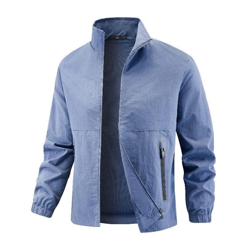 

Мужская новая весенняя куртка для занятий спортом на открытом воздухе, фитнесом и бегом, высококачественная модная ветрозащитная теплая дышащая куртка на открытом воздухе