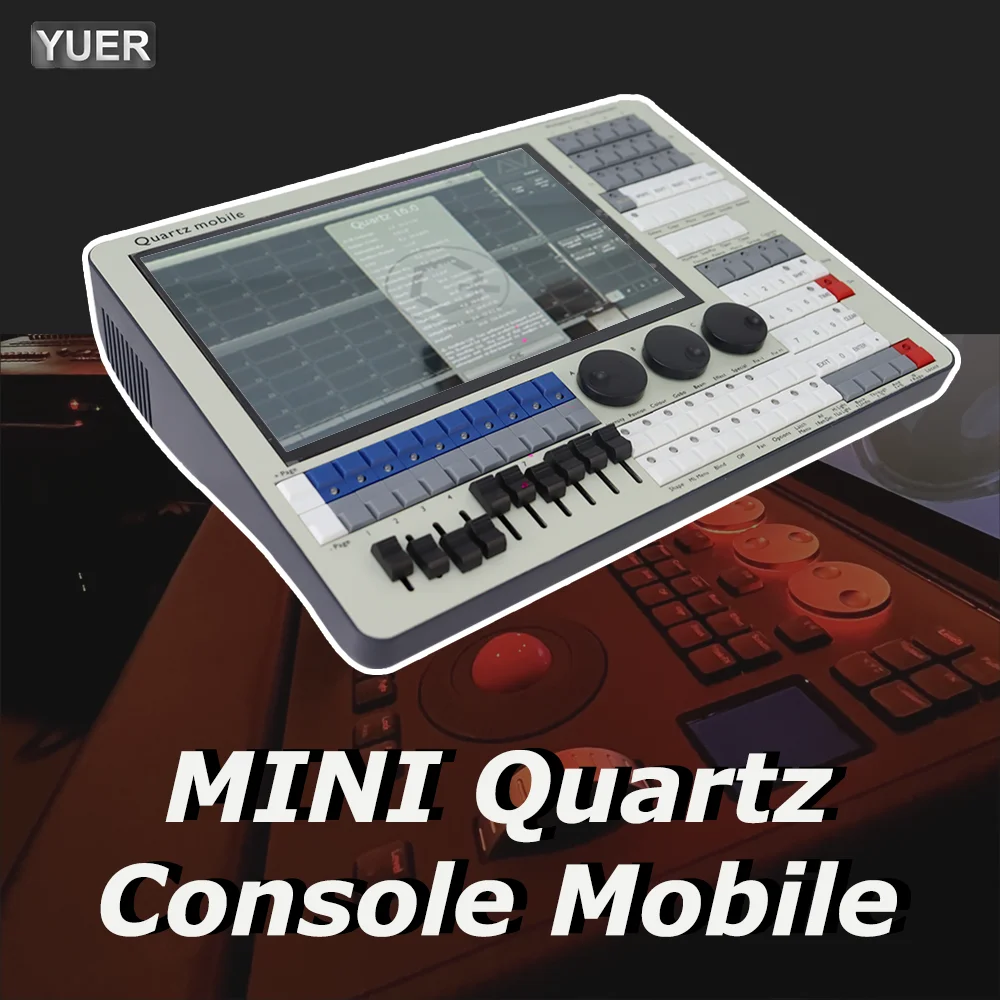 MINI consola de cuarzo V16 Titan, controlador de iluminación de escenario para iluminación de fiesta, consola de luces de escenario DMX clásica,