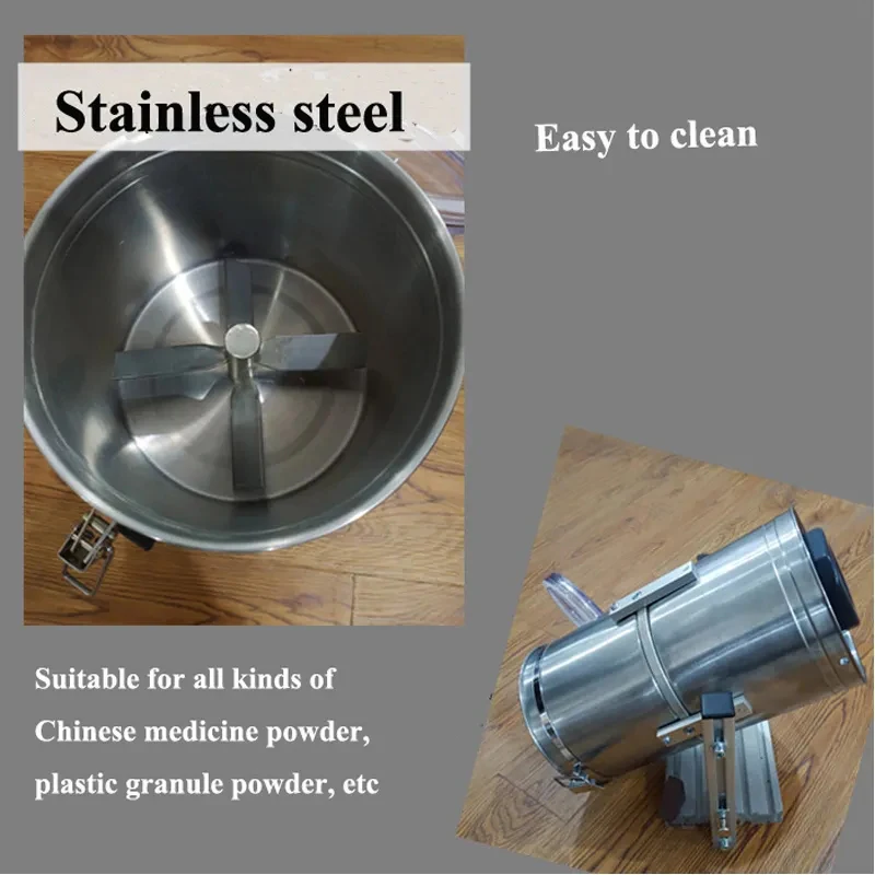خلاط صغير بسعة 1-3 كجم للاستخدام في المختبر، آلة خلط جسيمات البودرة، خلاط توابل المطاعم السريع