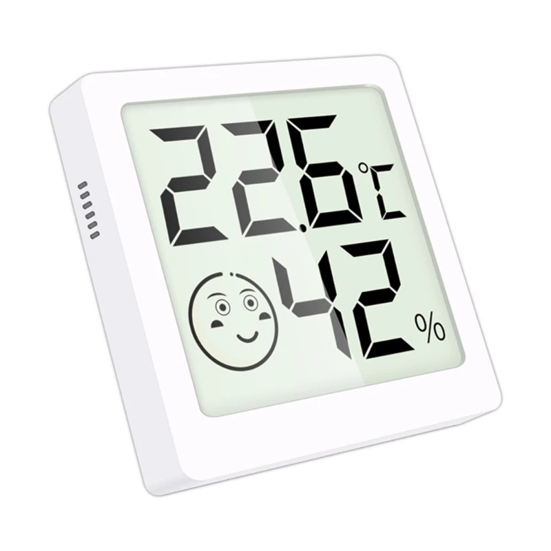 Termometer Digital Dalam Ruangan Mini, Higrometer Termometer Digital Magnetik 517A