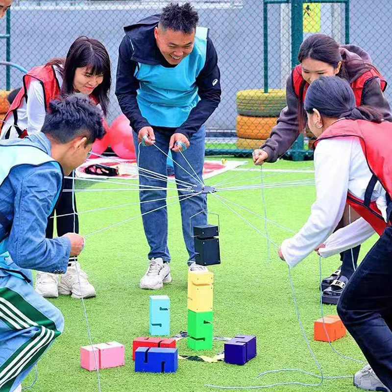 

Tower Building Game Team Outdoor Cooperative Play Toys Creative Movement School Company Fun Juguetes Divertidos Para Adultos