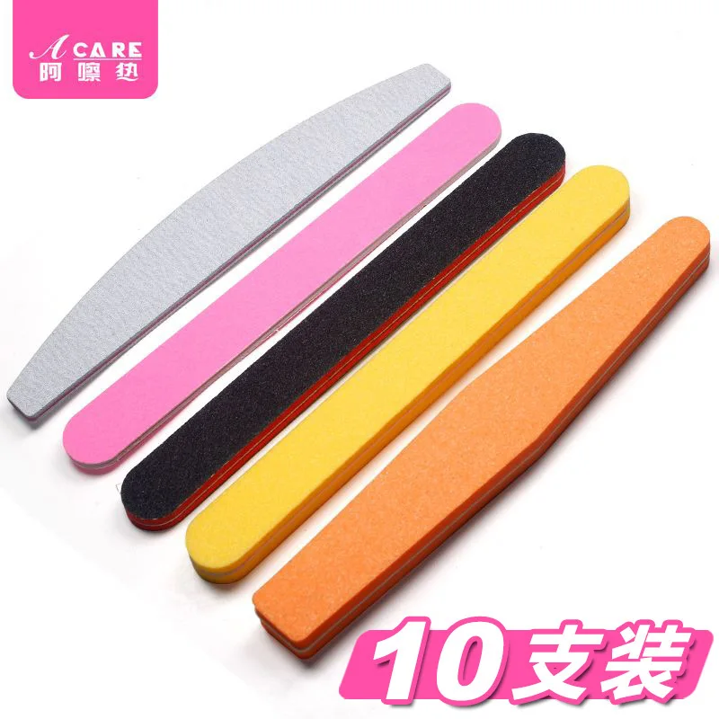 مبرد أظافر/إسفنجة A1P59-ليسهل تلميع شريط ملف مانيكير الإحباط كزة قطاع إصلاح المعين المنزلية القصيرة