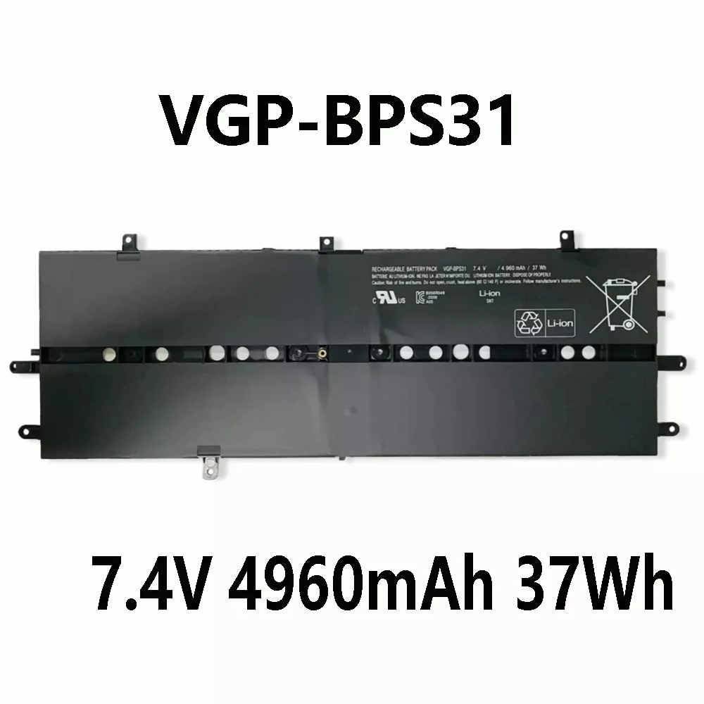 

VGP-BPS31 7,4 В 4960 мАч 37 Втч OEM аккумулятор для ноутбука Sony VAIO DUO11 SVD11 SVD112 SVD112A1SN