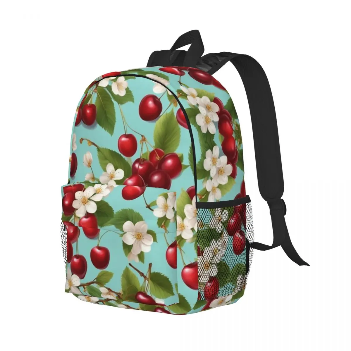 

Cherry Backpack Student Boys Girls BookBag Children School Bag Laptop Shoulder Bags for Men Women