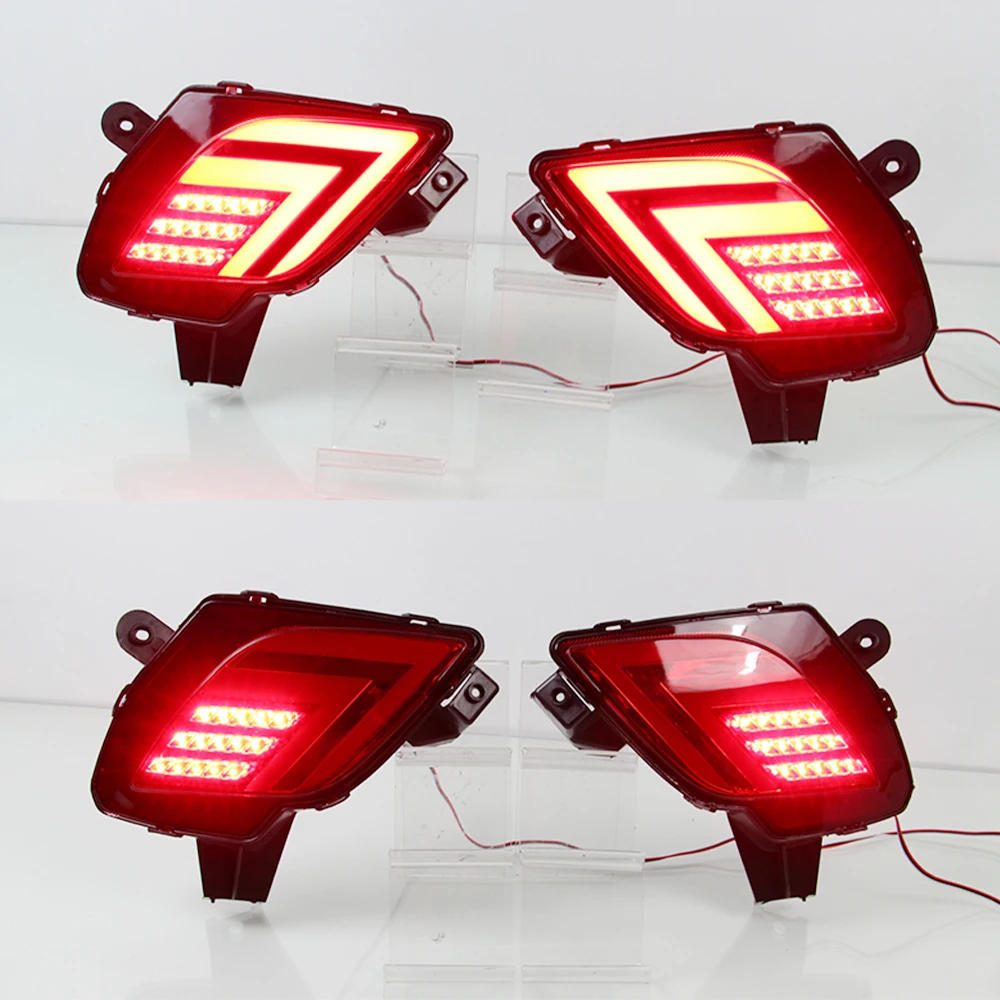 Nice 1 Pair LED Reflector Car Tail Light Rear Bumper Light Rear Fog Lamp Brake Light For Mazda CX-5 CX5 2013 2014 2015 2016