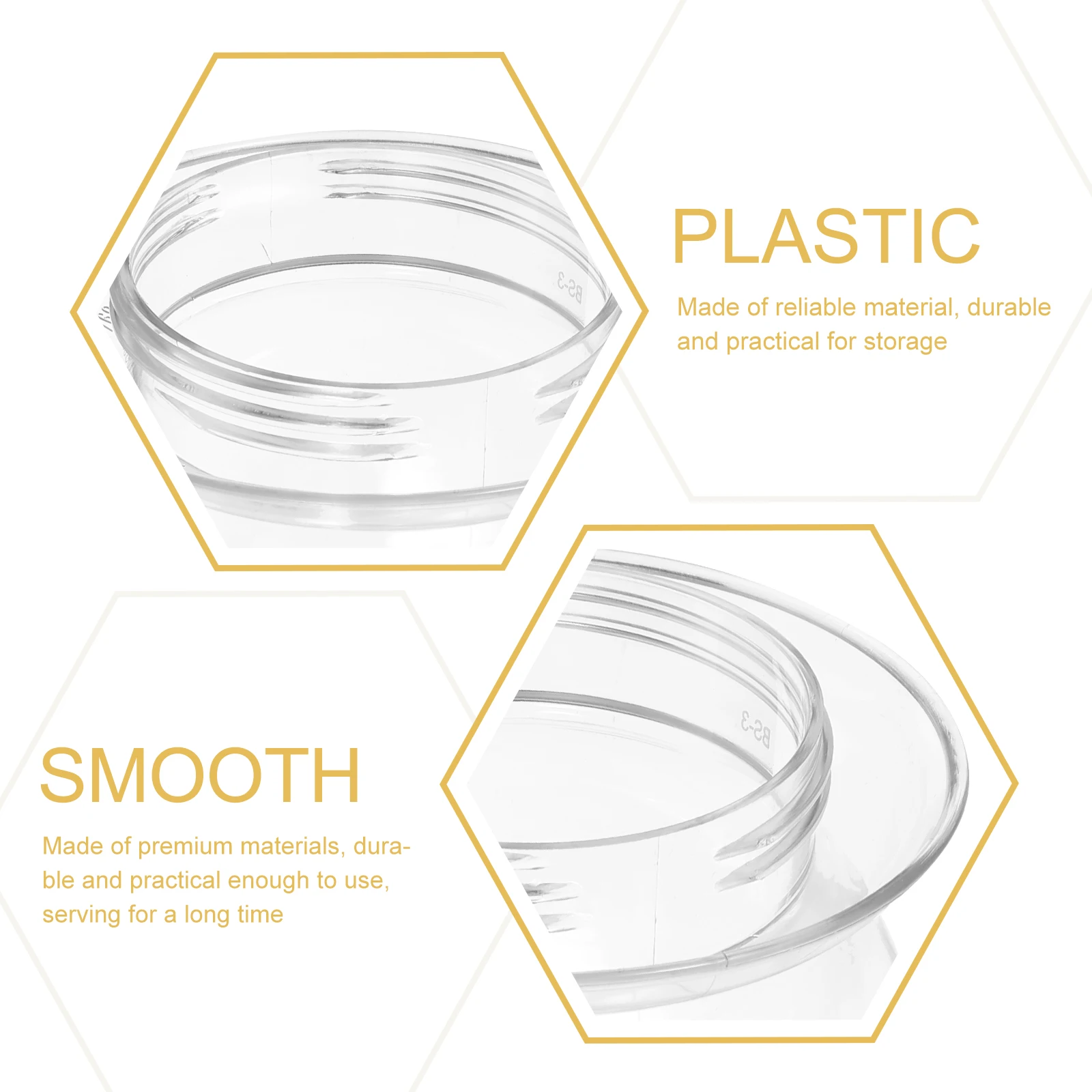 

3Pcs Empty Milk Tea Bottles 500Ml Clear Plastic Portable Juice Container for Cold Drinks Party Beverage Storage Wide Mouth