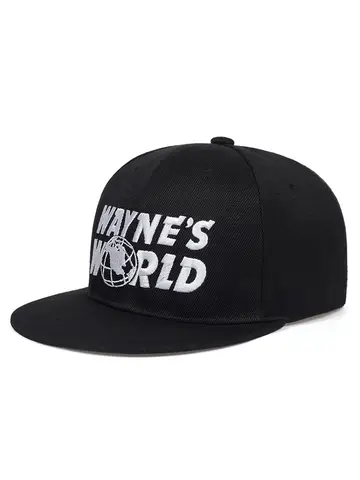 Unisex WAYNE'S WORLD Embroidery Hip-hop Hats Spring and Autumn Outdoor Adjustable Casual Baseball Caps Sunscreen Hat Sports Cap