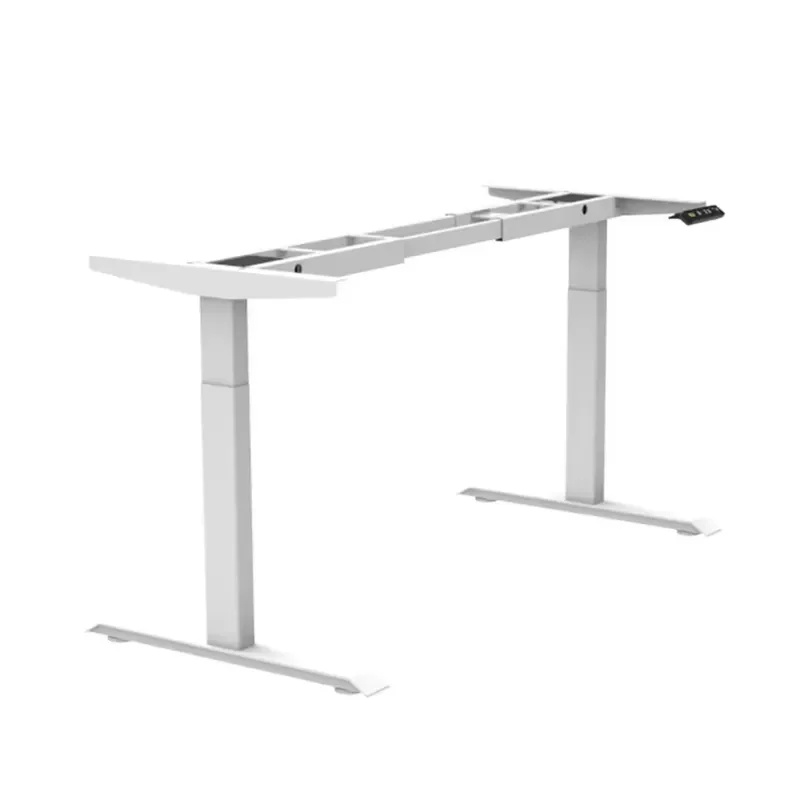 Dual Motor Electric Standing Desk Frame Height Adjustable Sit Stand Desk Mechanism Heavy Duty Lift System for Office Home
