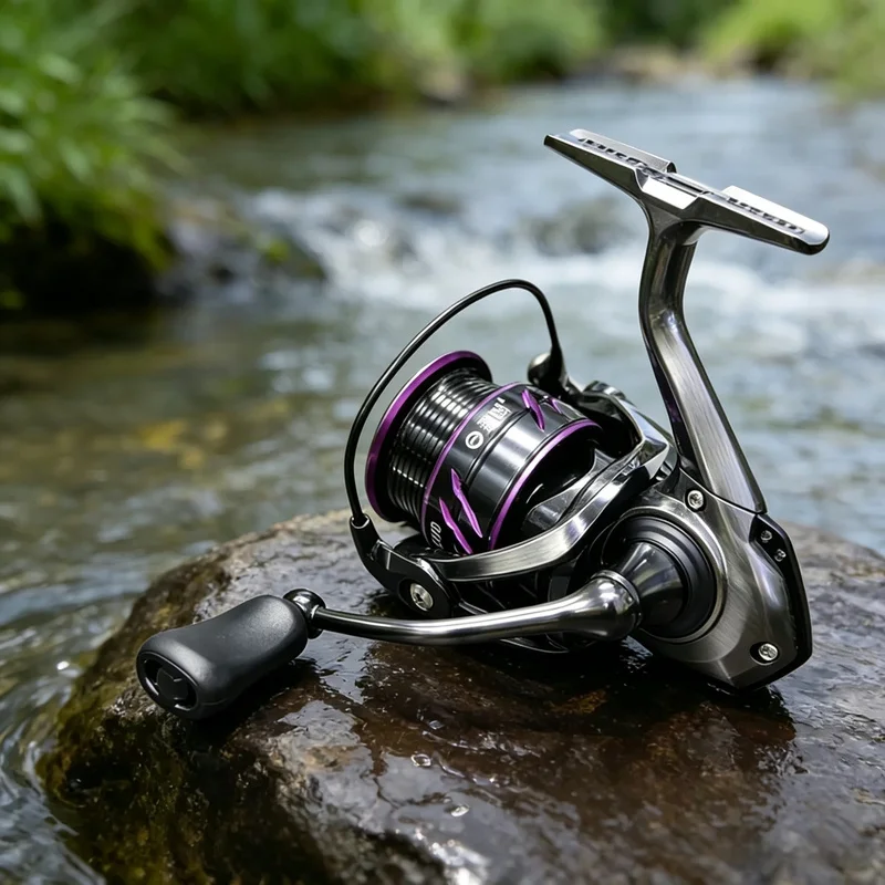 Takuma Lingxi Spinning Reel-Lightweight Build Metal Spool | Beginner-Friendly For Lure Fishing No Line Tangles Shallow Spool