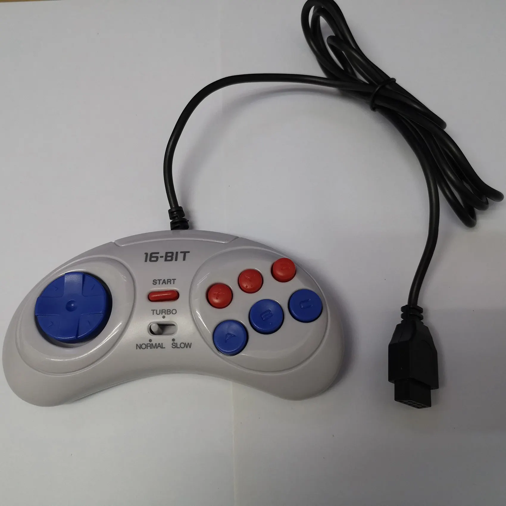 2 Pcs Game Controller for SEGA Genesis for 16 Bit Handle Controller 6 Button Gamepad for SEGA MD Game Accessories