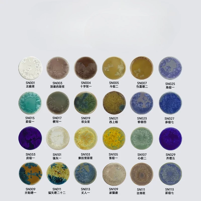 SN Underglaze Crystal Galaxy Glaze Concentrated Pigment - 100ml Mid-Temperature Brush-On Paint for Ceramic Pottery, Lead-Free