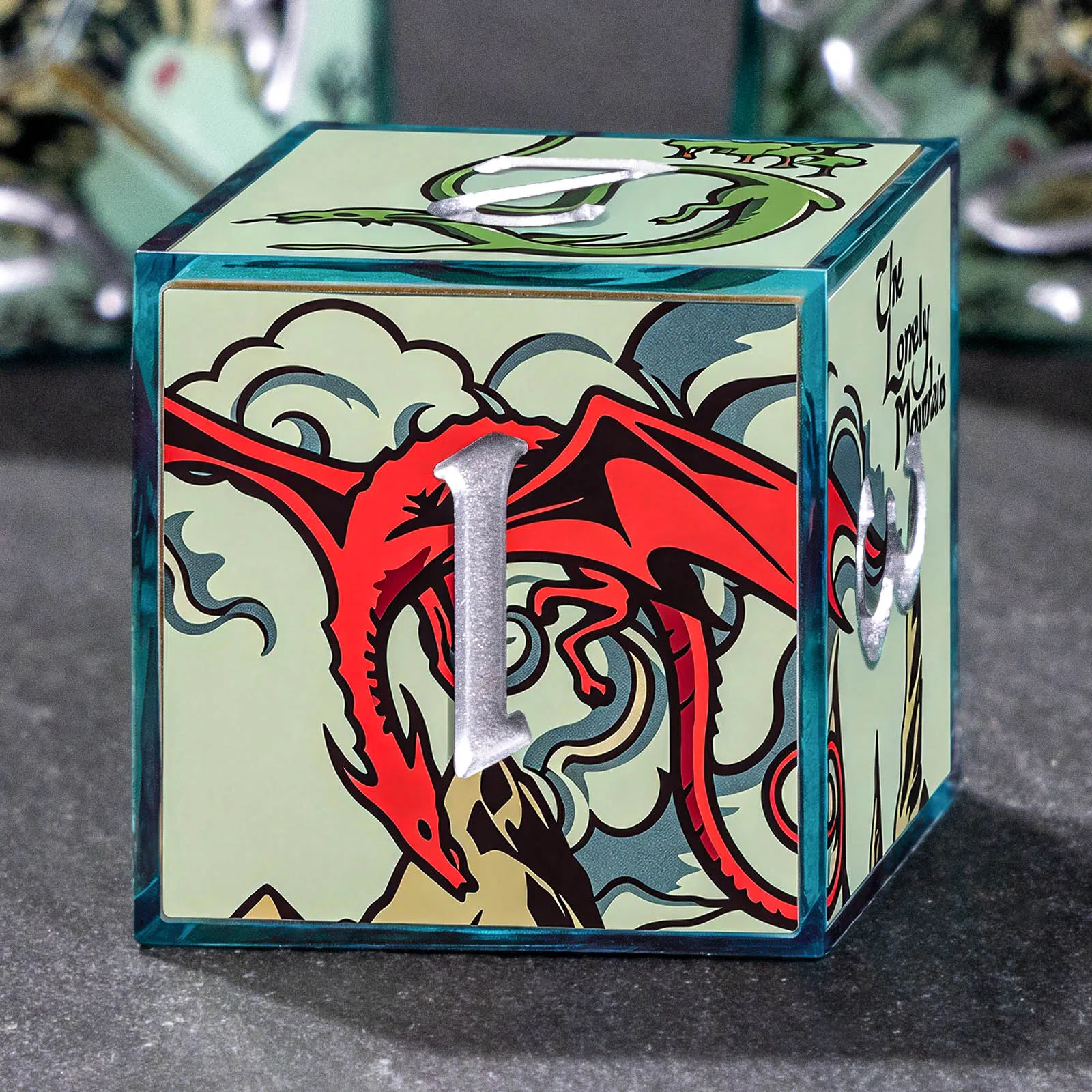 DND Dice Set D&D for Dungeons and Dragons, Polyhedral Resin Sharp Edge Role Playing Dice, Handmade Dice for Collectible Gift