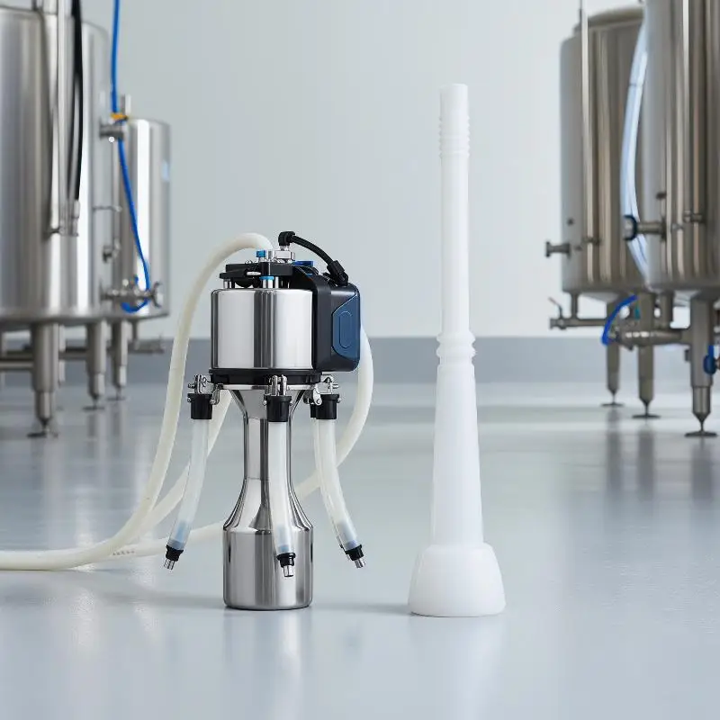 Cow Milking Machine Accessories 2 Meter Long White Lining Flexible Replacement for Farm Dairy Cattle