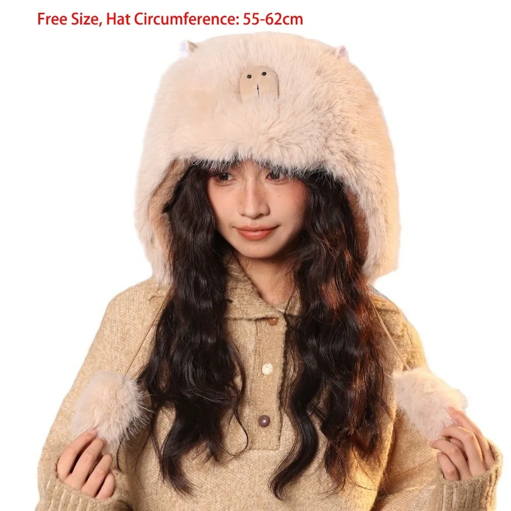 جديد أفخم قبعة دافئة رقيق الفراء يندبروف البلوز قبعة Coldproof قبعة صغيرة دافئة لركوب الدراجات في الهواء الطلق التزلج #6