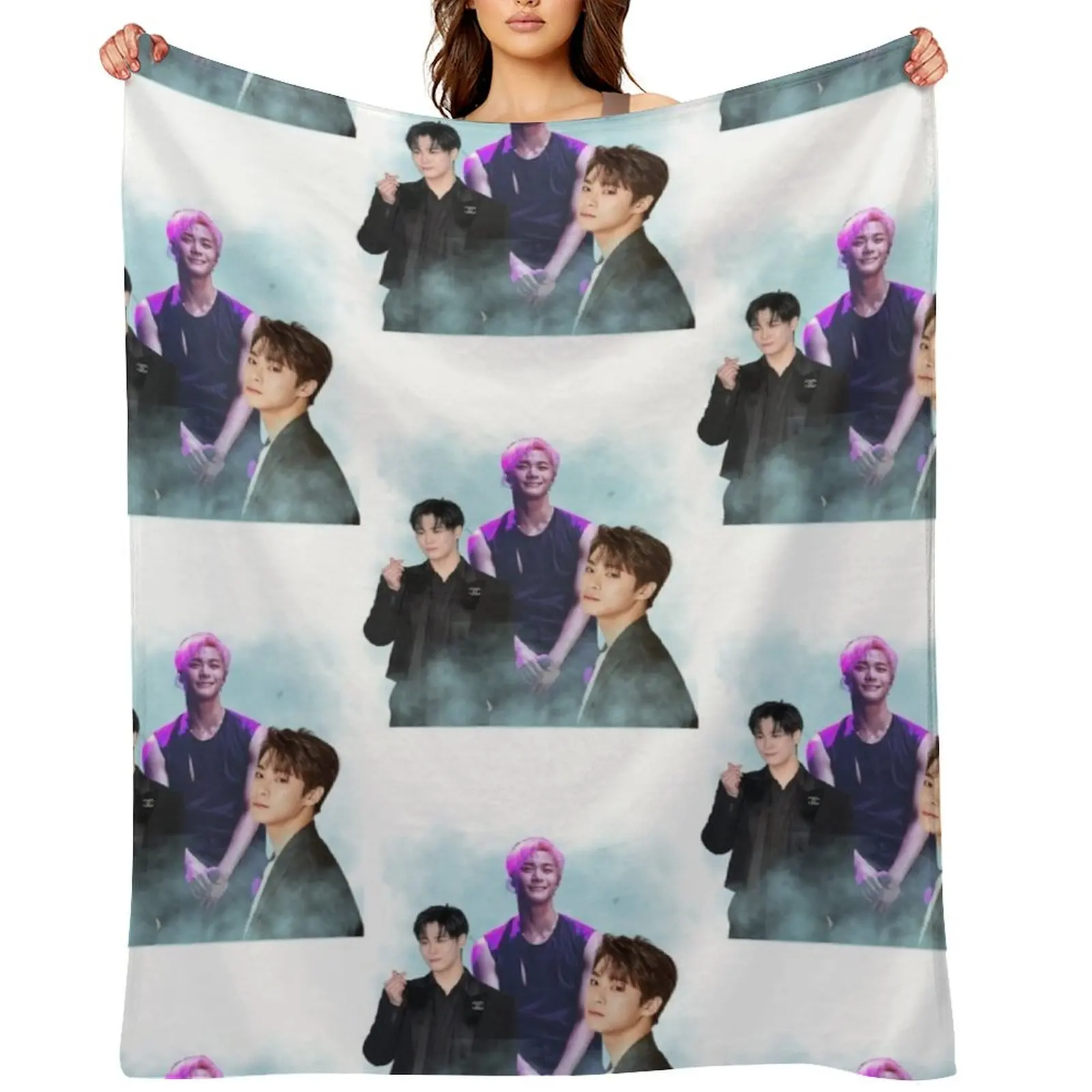 

Moonbin - ASTRO - Kpop Throw Blanket Beautifuls Heavy Retros Weighted Blankets