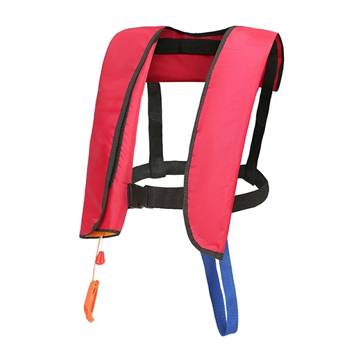 Professioneel visvest Automatisch opblaasbaar PFD-zwemvest, drijfvermogen 150N voor watersport Survival Jacket Rafting Varen