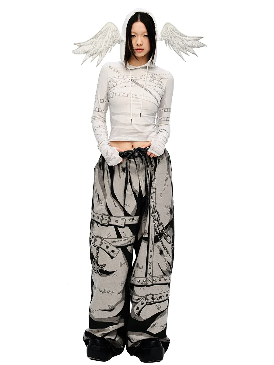 IMU CFIERCE Angel Wings Long Sleeve Tshirt Tee Tops