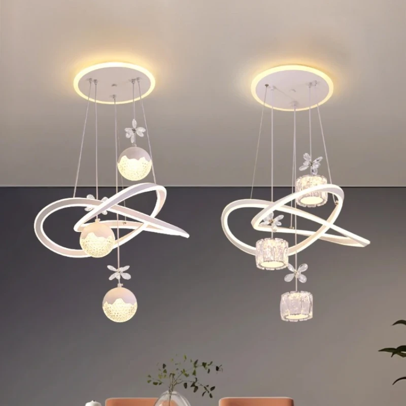 

Home Decoration French High-end Chandeliers Living Room Lighting Type of Crystal Lamps for Design Dining Hall Study Office Light
