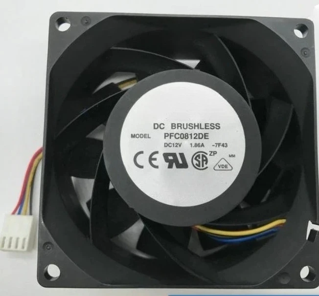 

Совершенно новая оригинальная модель PFC0812DE 12 В постоянного тока 3,30 А вентилятор 80*80*38 мм 4 контакта-9L81- Быстрая доставка