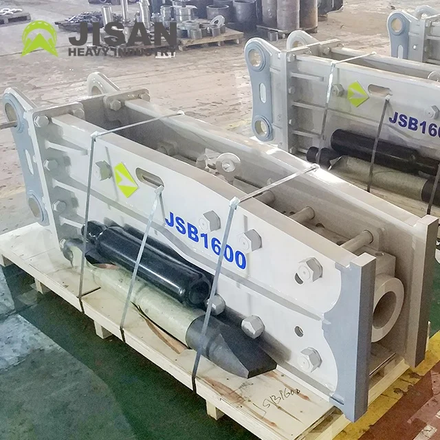 مطرقة الصخور للحفارة Komac Tor 26S، قواطع هيدروليكية 12 شهرًا 18-26 طن توفر 130-170 لتر/دقيقة JSB1900 140 مم 160-180 كجم/سم2