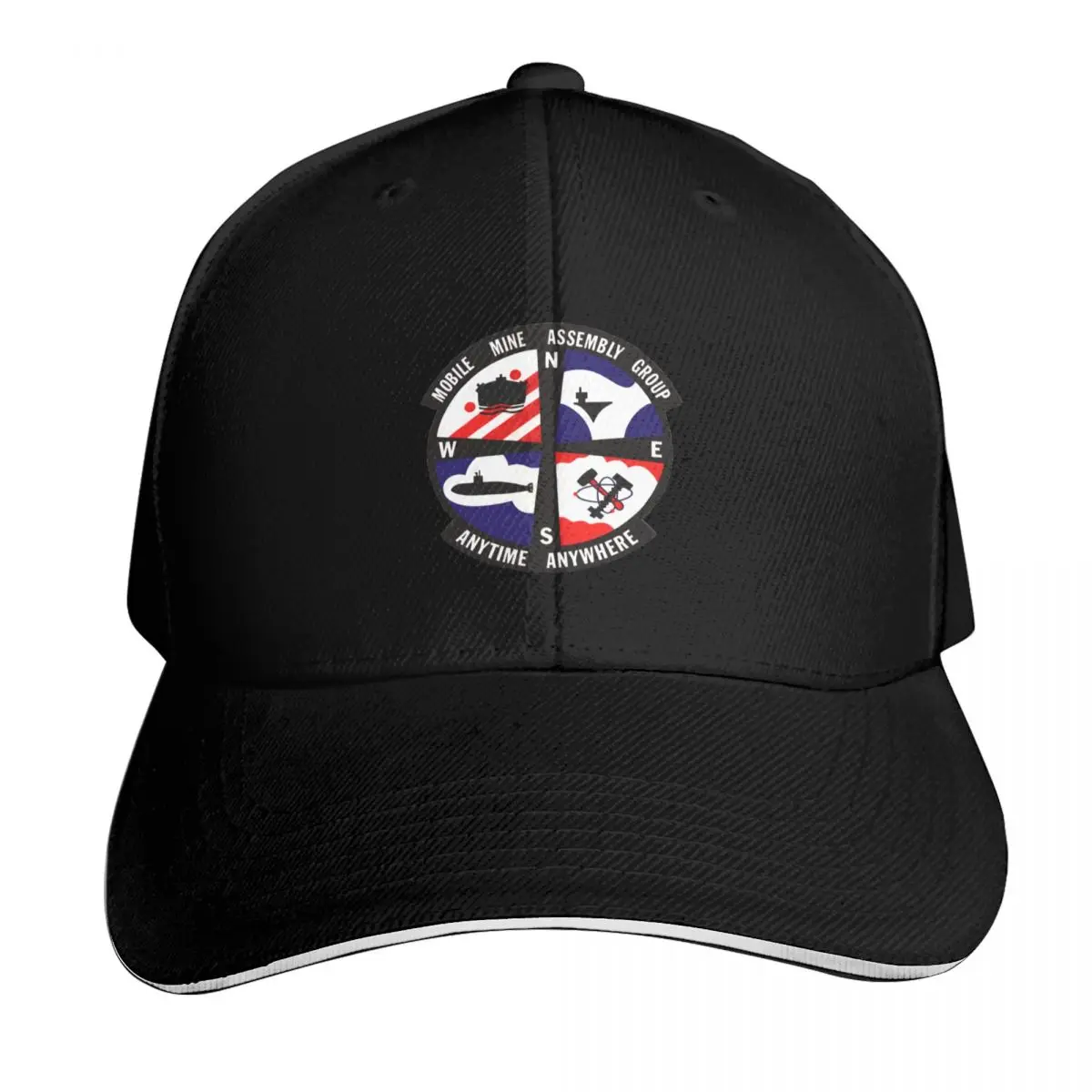 MOBILE MINE ASSEMBLY GROUP - MOMAG Baseball Cap Low Profile Unstructured Unisex for Men Women Outdoor Golf Running Hiking