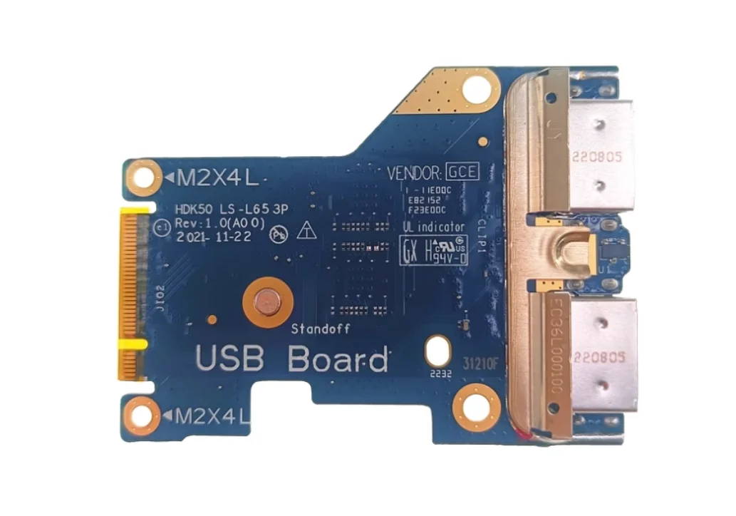 Dell G15 5521(2022) USB I/O 보드 HDK50 LS-L653P KXF6N 0KXF6N용 원본