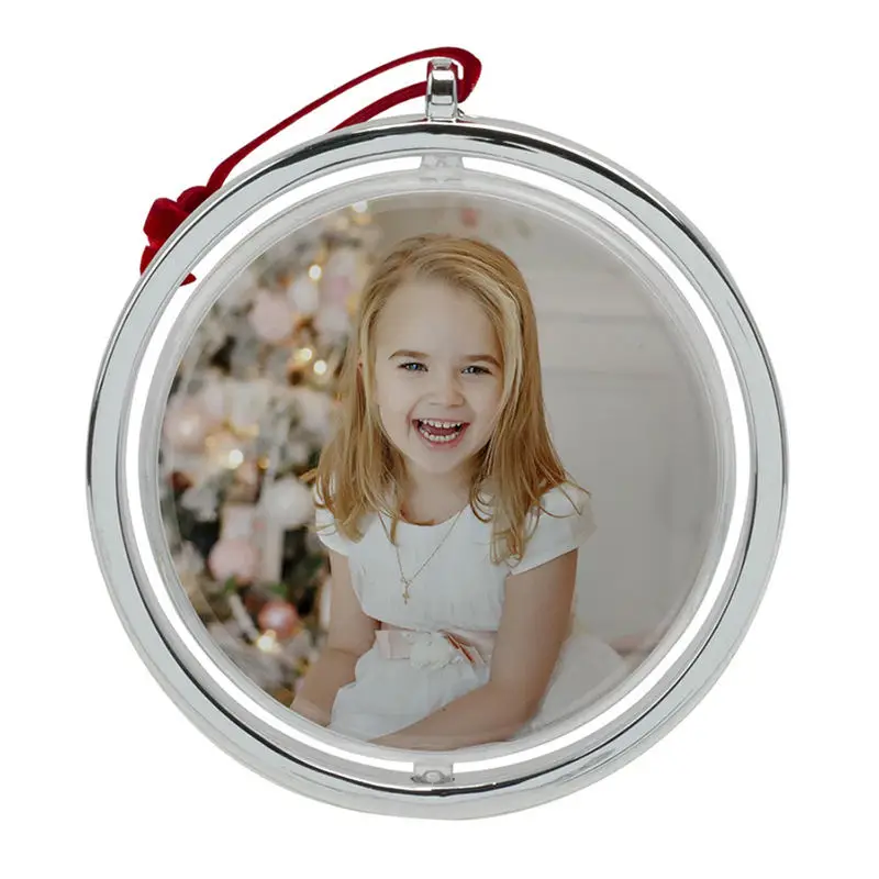 

sublimation plastic christmas ornaments with 2pcs sublimation paper can rotate 15pcs/lot