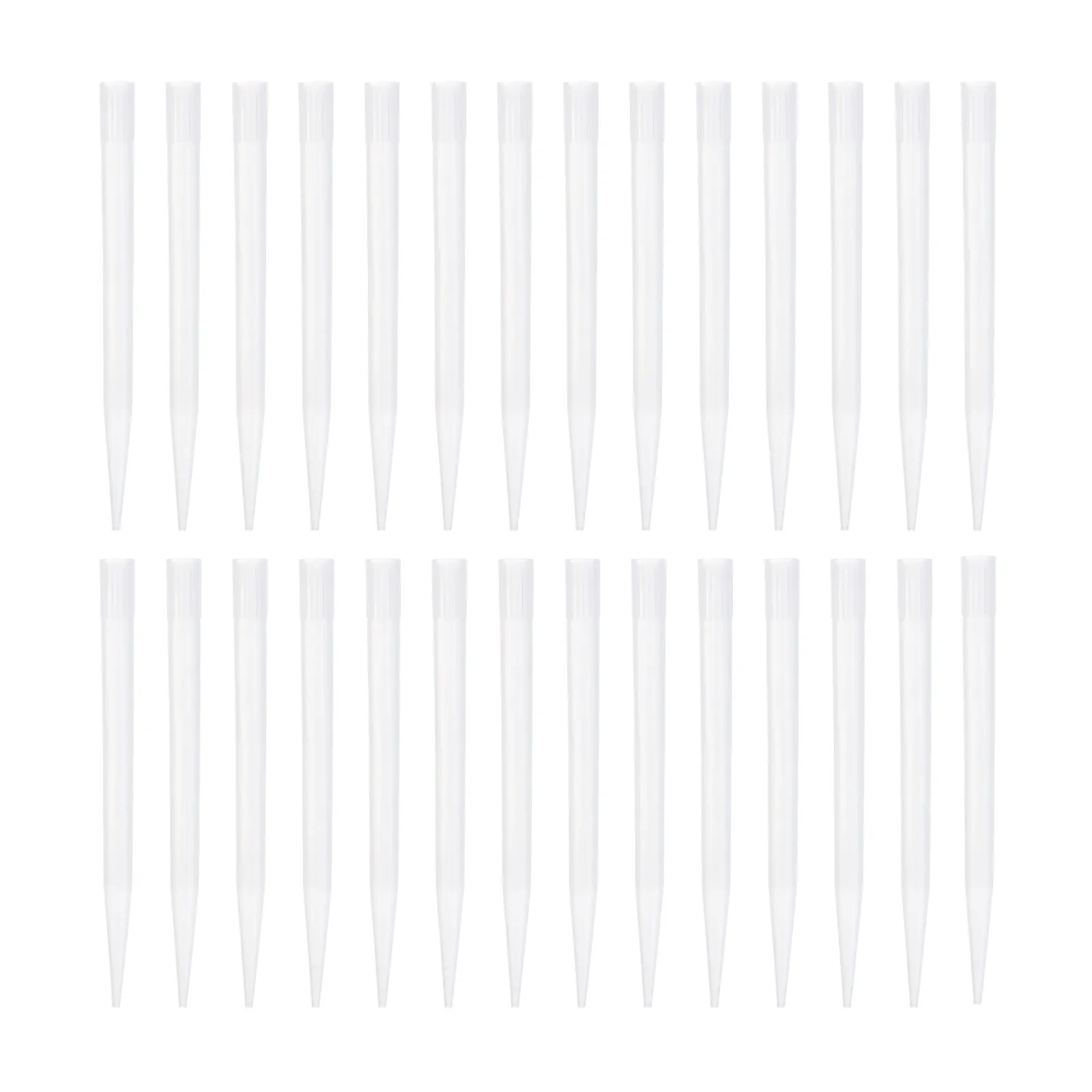 300Pcs Pipettor Tips Transparent Plastic Durable Liquid Transfer Laboratory Pipette Tips Disposable Standard Liquid Pipettor Tip
