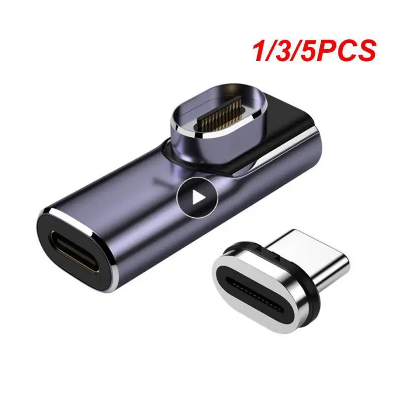 1/3/5PCS PD 100W Fast Type-C Magnetic Charger Adapter 40Gbps Charging Magnet USB C To Type C Converter 24 Pins 8K@60Hz USB-C