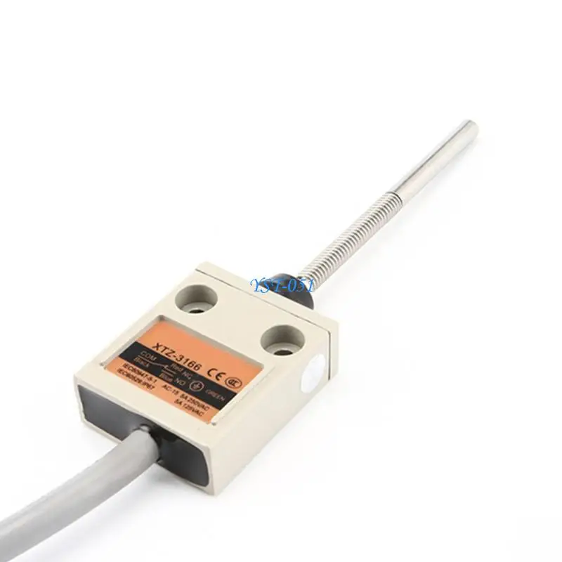 

E15A High Sensitivity Waterproof Travel Switches 300cm Cord Roller Lever Plunger Limit Switches For Industrial Use Enduring
