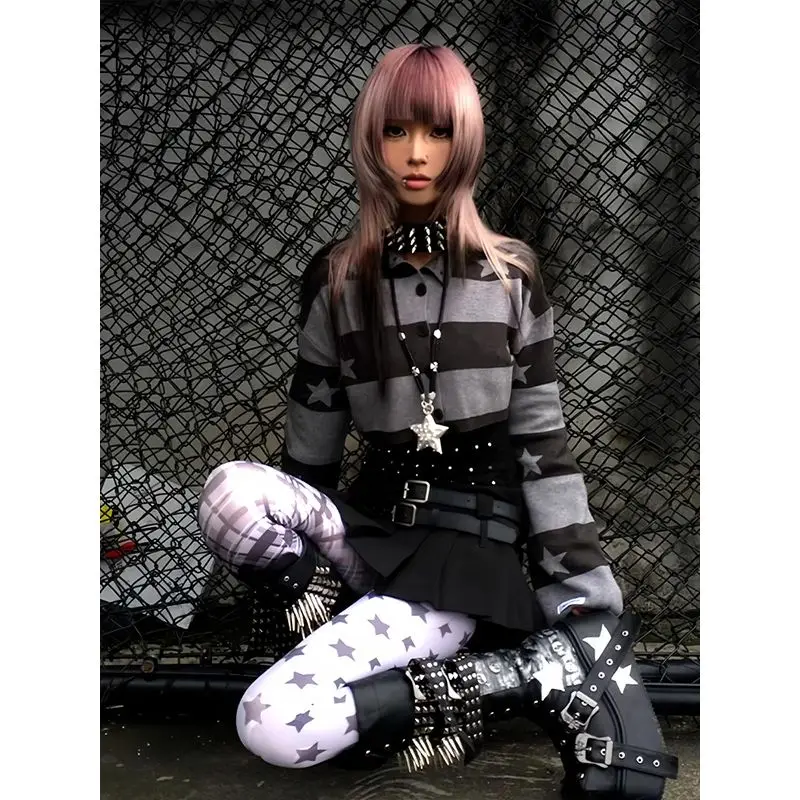 Y2K taille haute Denim orts femmes point de croix garniture en cuir été minceur conception Unique effiloché pantalons chauds ort Sve