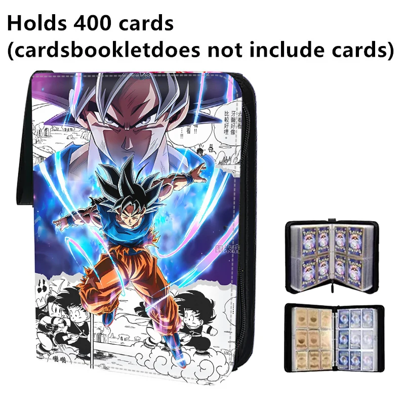 BANDAI Dragon Ball Cards Album Book 400-900Pcs Anime Map Letter Holder Binder Action HD Collection Cards Protector Folder Gifts