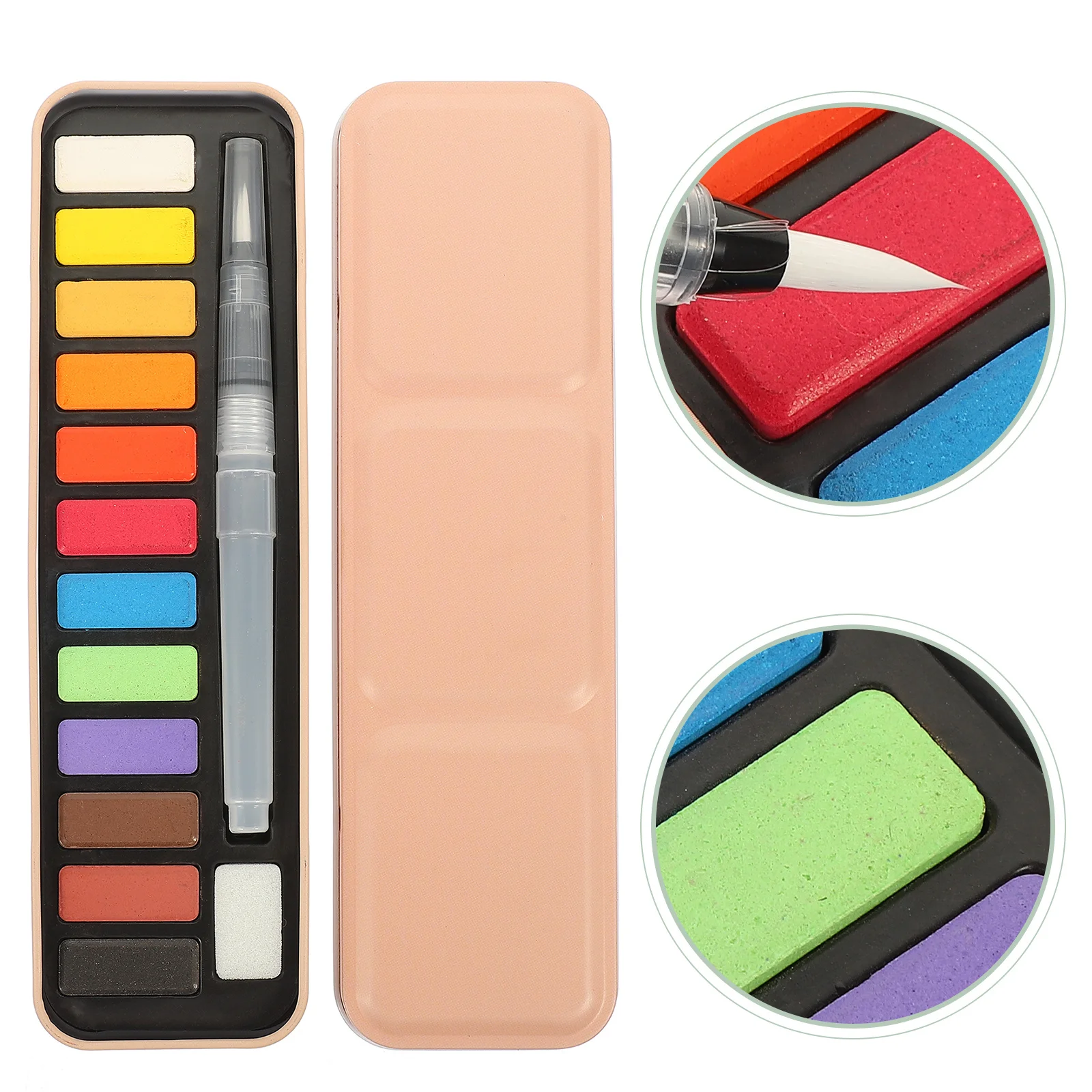 

Solid Watercolor Pigment Kit Safe Non-Fading Paints DIY Painting Supplies Graffiti Tools for