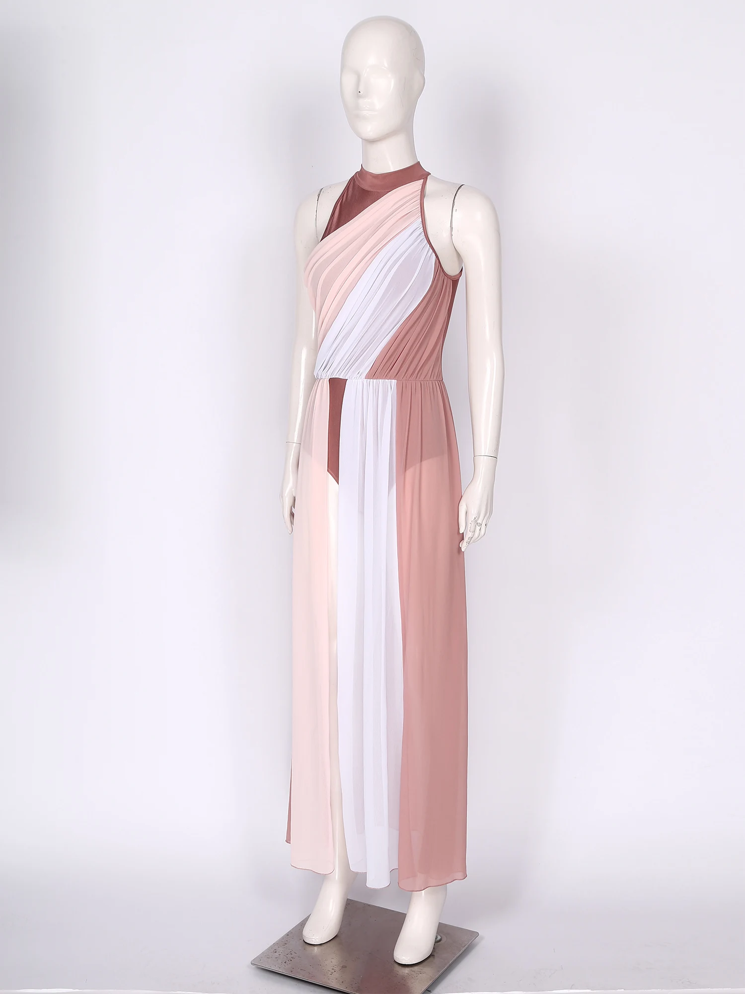 Adultos litúrgico louvor dança vestido feminino desempenho lírico traje moderno vestido contemporâneo celebração do espírito dancewear