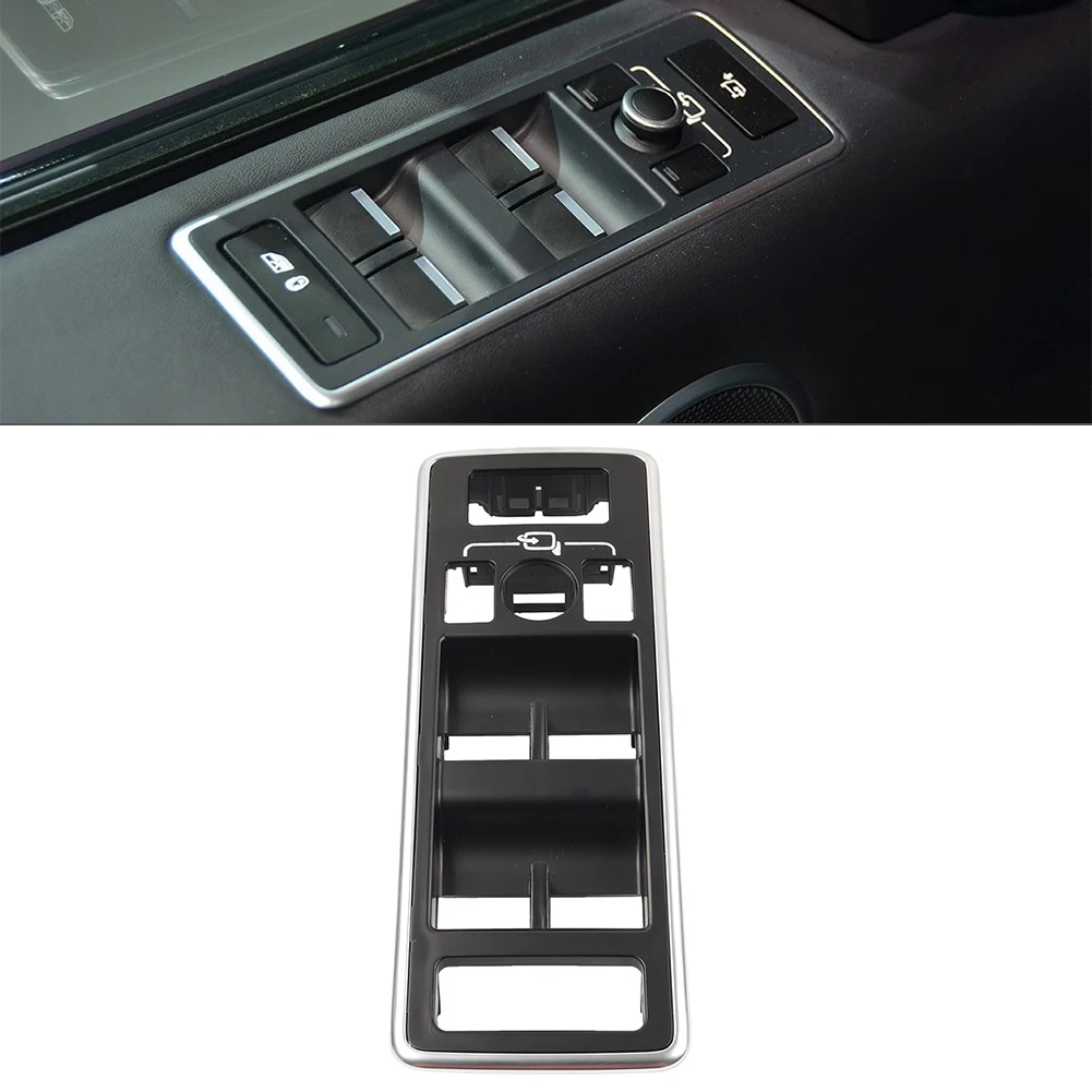 1Pc LR048732 Car Window Glass Switch Button Panel Trim ABS For Land Rover For Range Rover 2013 2014 2015 2016 2017
