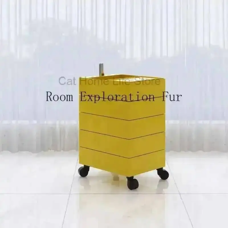 Salon Aesthetic Hair Trolleys Ruedss With Equipment Pedicure Trolley Professional Hairdressing Storage Cart Beauty Drawers Gold