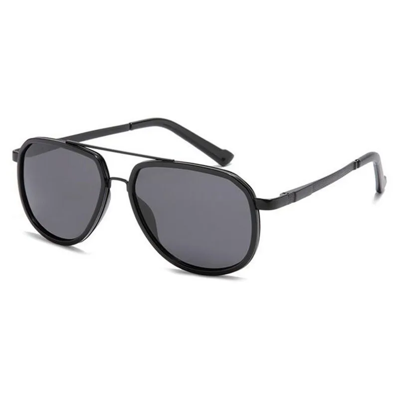 Lunettes de soleil punk polarisées pour hommes et femmes, verres gris/thé, myopie, yeux de chat interdits, 0 -0.5 -0.75 -1.0 à-6.0