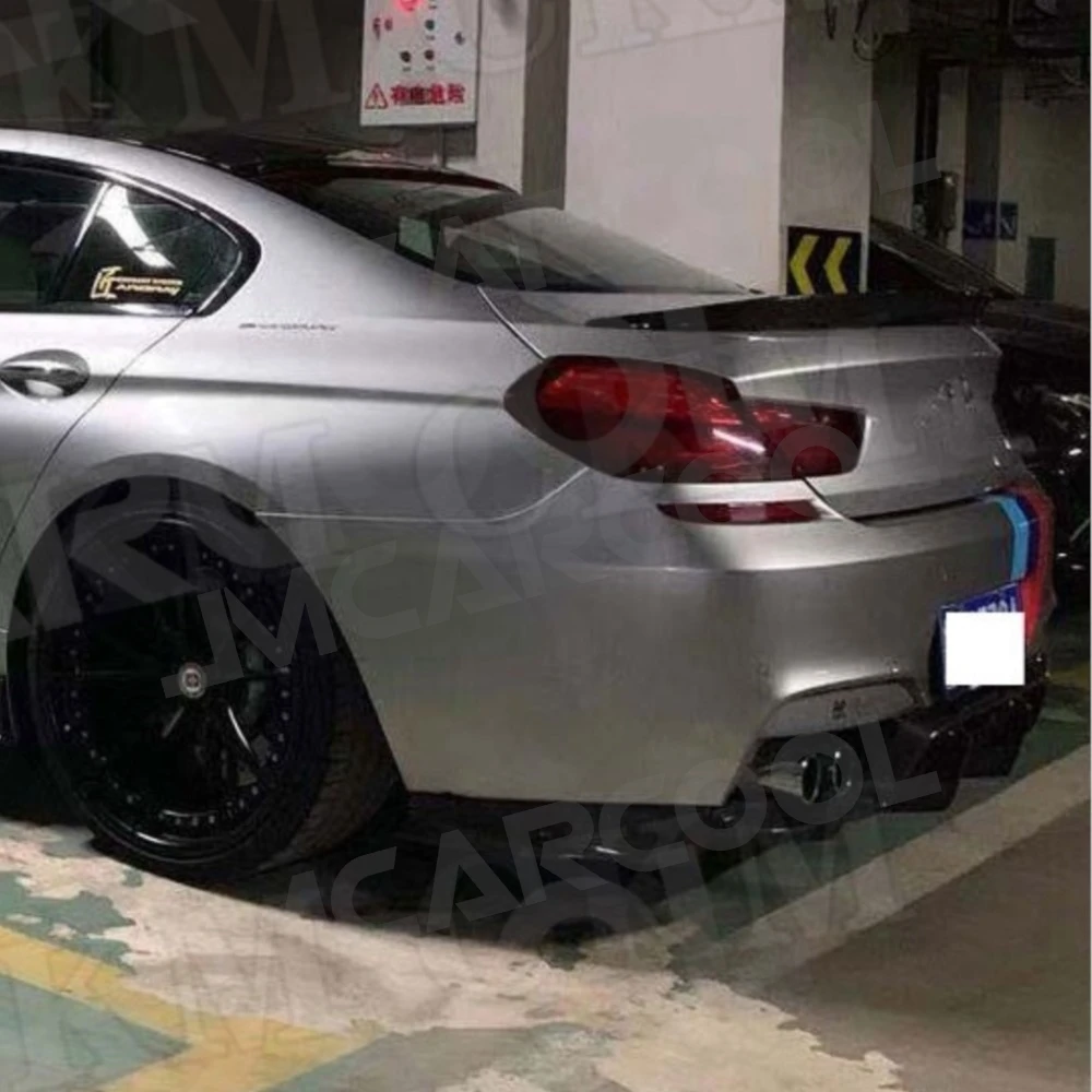 

JMCARCOOL Carbon Fiber Rear Lip Diffuser Splitters Bumper Covers for BMW 6 Series F06 F12 F13 M6 M Sport 2012-2016 Guard Plate
