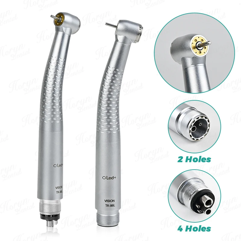 den tal Student Kits 1Pc  High Speed 5 LED Handpiece /1 Set Inner Water Spray den tal Low Speed Handpieces Kit