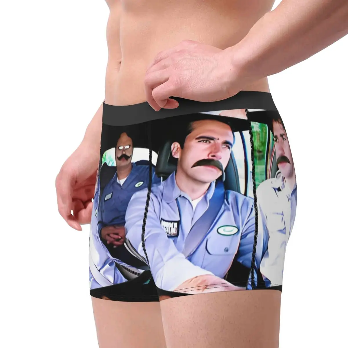 Men Jim Dwight Michael As Warehouse Workers The Office Underwear Boxer Briefs Shorts Panties Male Polyester Underpants Plus Size