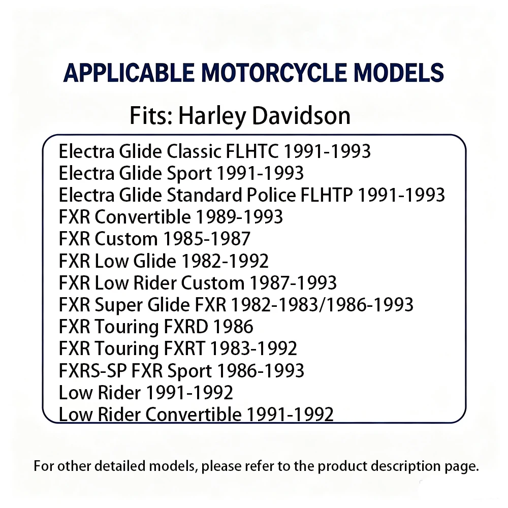 Stator Generator Cover Gasket for Harley Davidson Electra Glide Classic FLHTC FXR Convertible Low Rider Custom OEM:3490179B