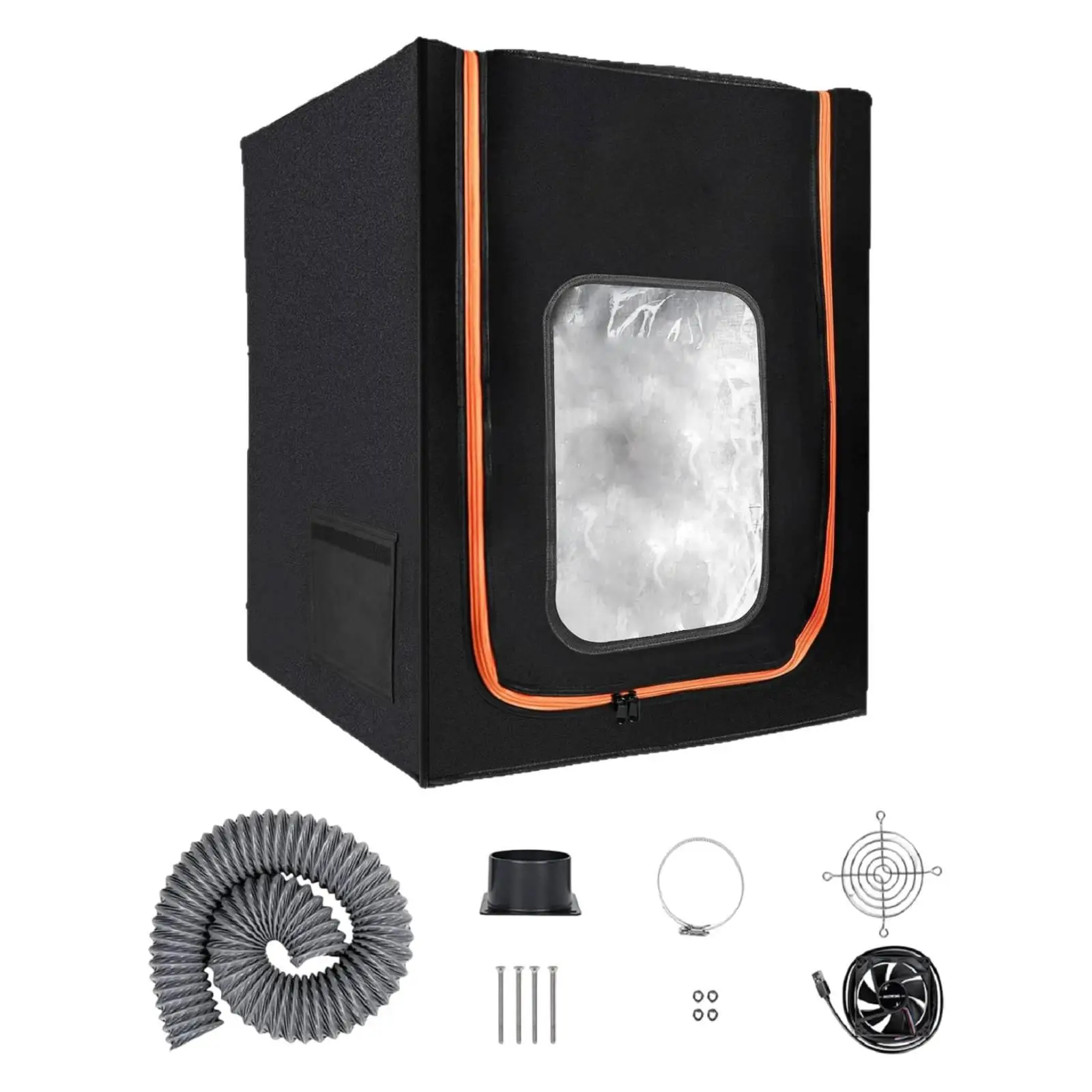 3D Printer Enclosure Clear Window with Side Pocket Case 70x75x90cm Stable Temperature Dust Protection Fireproof Protective Cover - view 2